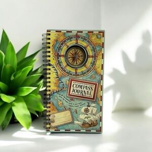 Historic Jamestowne Compass Journal Diary Hardback Cover Memories Compass Book